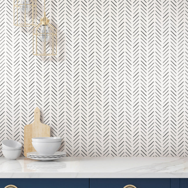 painted-herringbone-peel-and-stick-wallpaper-black-york-wallcoverings-psw1525rl