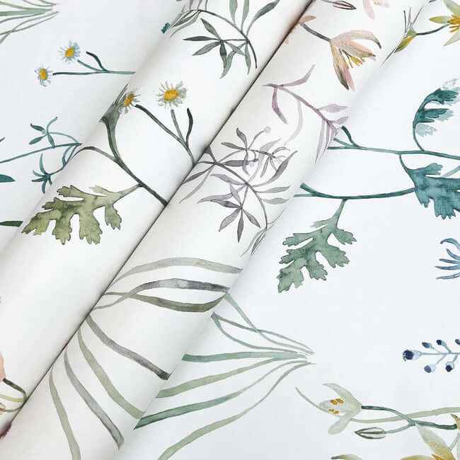 Alpine Botanical Peach Peel & Stick Wallpaper - York Wallcoverings - PSW1519RL - York Wallcoverings Wallpaper