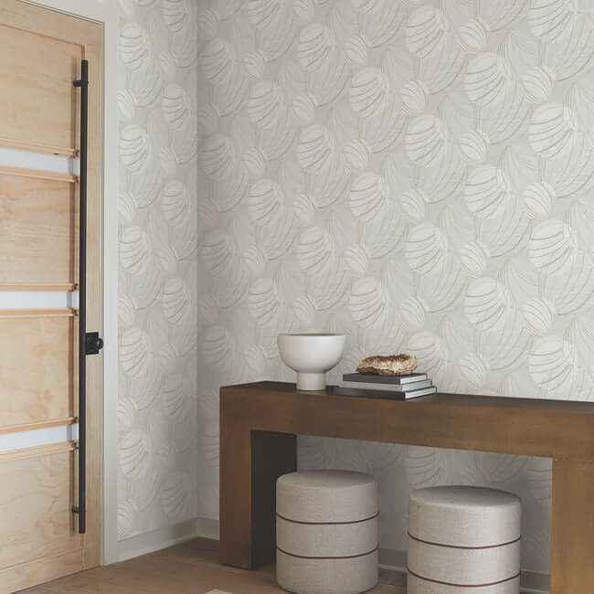 Floating Lanterns Light Grey Wallpaper - York Wallcoverings - EV3907 - York Wallcoverings Wallpaper