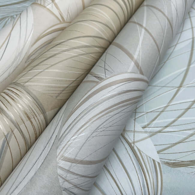 floating-lanterns-light-grey-wallpaper-york-wallcoverings-ev3907 - York Wallcoverings Wallpaper