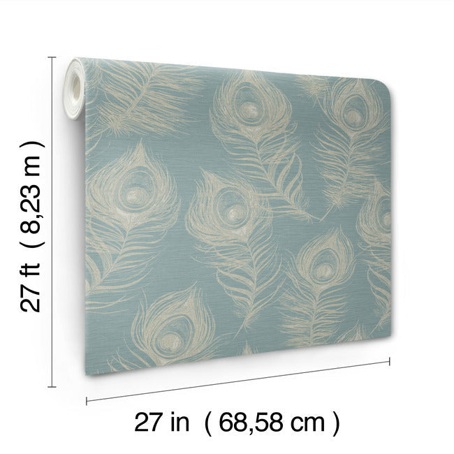 regal-peacock-wallpaper-dark-teal-york-wallcoverings-ev3943