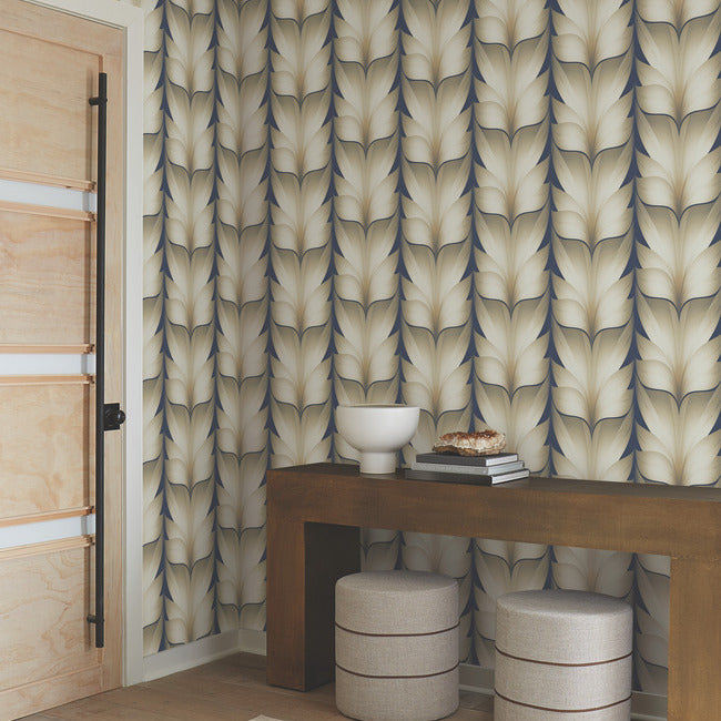 lotus-light-stripe-wallpaper-navy-york-wallcoverings-ev3956