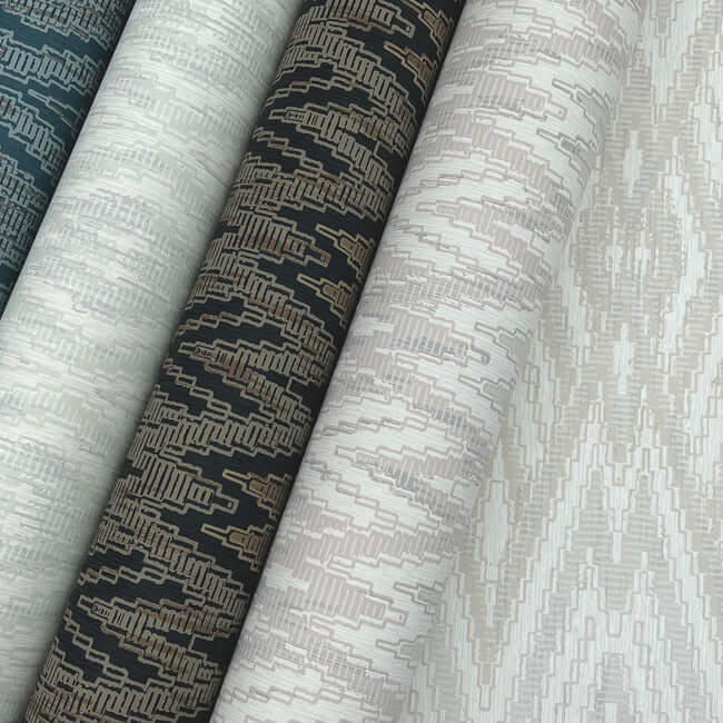 diamond-marquise-blue-neutral-wallpaper-york-wallcoverings-ev3914 - York Wallcoverings Wallpaper