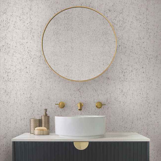 Cork Pale Grey & Silver Wallpaper - York Wallcoverings - EV3901 - York Wallcoverings Wallpaper