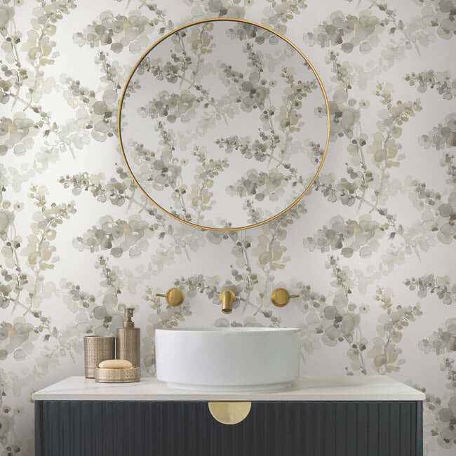 Blossom Fling Blonde Wallpaper - York Wallcoverings - EV3973 - York Wallcoverings Wallpaper