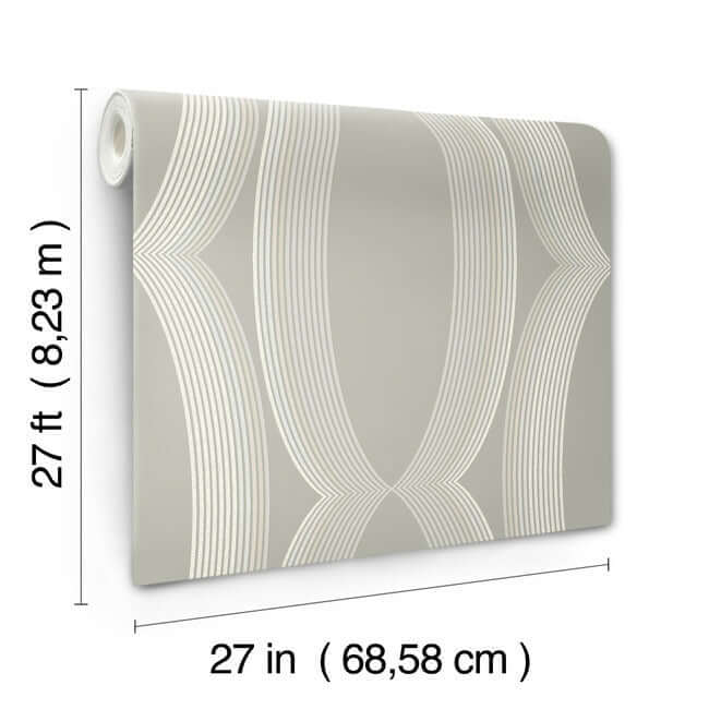 progression-ogee-light-neutral-wallpaper-york-wallcoverings-ev3983 - York Wallcoverings Wallpaper
