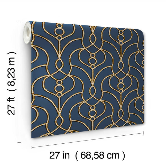 divine-trellis-wallpaper-navy-york-wallcoverings-ev3946