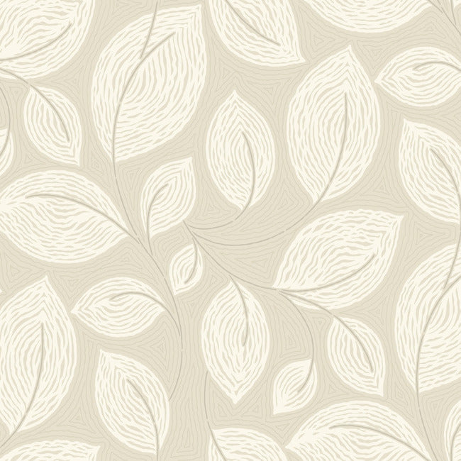 contoured-leaves-wallpaper-sand-york-wallcoverings-ev3923