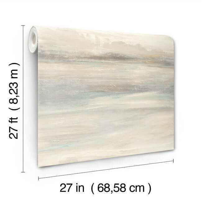 Soothing Mists Scenic Light Blue Wallpaper - York Wallcoverings - SO2432 - York Wallcoverings Wallpaper