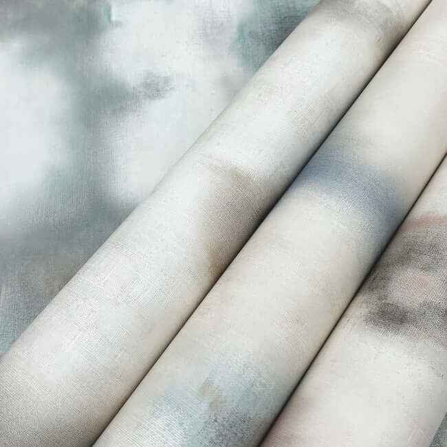 Blended Floral Blue Wallpaper - York Wallcoverings - EV3964 - York Wallcoverings Wallpaper