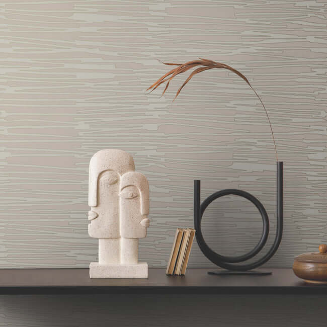 water-reed-thatch-clay-silver-wallpaper-york-wallcoverings-ag2091 - York Wallcoverings Wallpaper