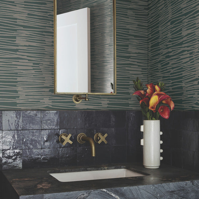 nikki-chu-water-reed-thatch-wallpaper-forest-silver-york-wallcoverings-ag2094