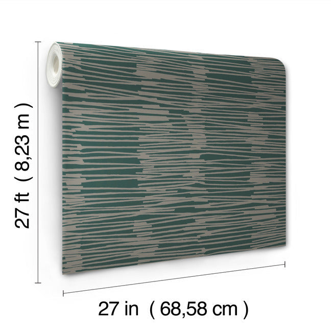 nikki-chu-water-reed-thatch-wallpaper-forest-silver-york-wallcoverings-ag2094