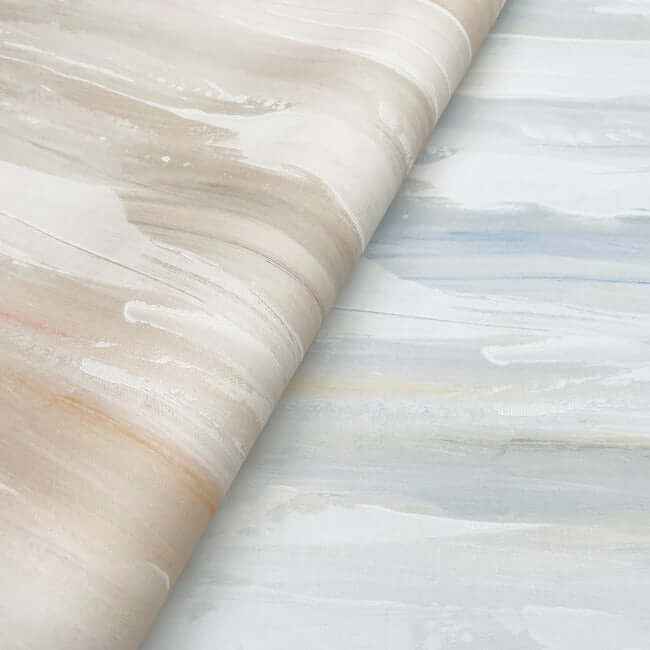On The Horizon Blue & Yellow Wallpaper - York Wallcoverings - AG2010 - York Wallcoverings Wallpaper
