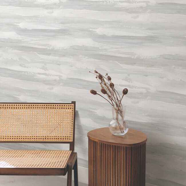 On The Horizon Grey & Slate Wallpaper - York Wallcoverings - AG2013 - York Wallcoverings Wallpaper