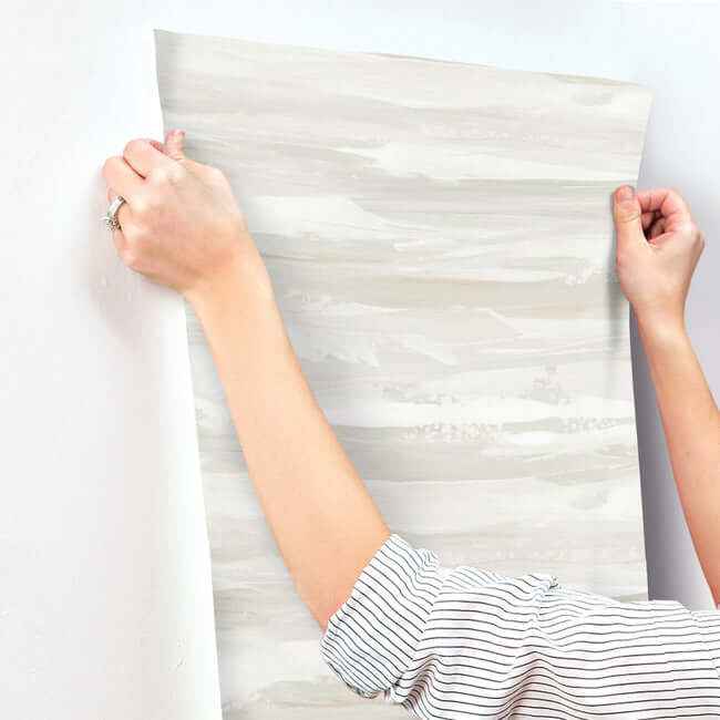 On The Horizon Neutral Wallpaper - York Wallcoverings - AG2012 - York Wallcoverings Wallpaper