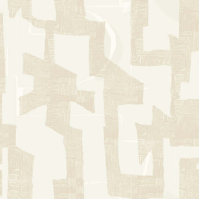modern-tribal-caramel-cream-wallpaper-york-wallcoverings-ag2103 - York Wallcoverings Wallpaper