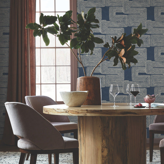 nikki-chu-zulu-thread-wallpaper-midnight-silver-york-wallcoverings-ag2033