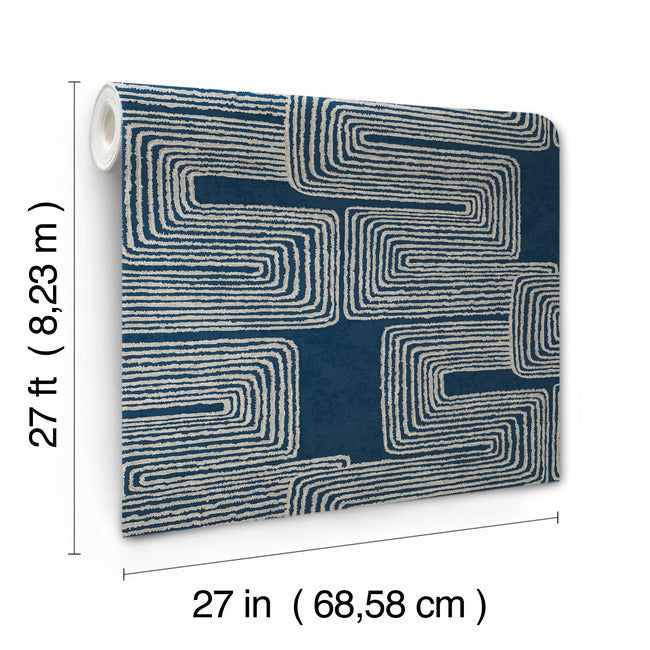 nikki-chu-zulu-thread-wallpaper-midnight-silver-york-wallcoverings-ag2033