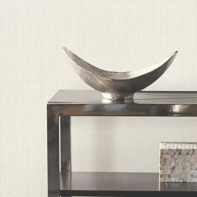 sofia-weave-wallpaper-cream-york-wallcoverings-si24980 - York Wallcoverings Wallpaper