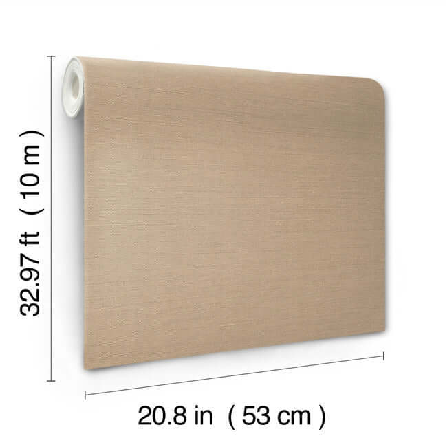 shimmering-linen-wallpaper-caramel-york-wallcoverings-si18554 - York Wallcoverings Wallpaper