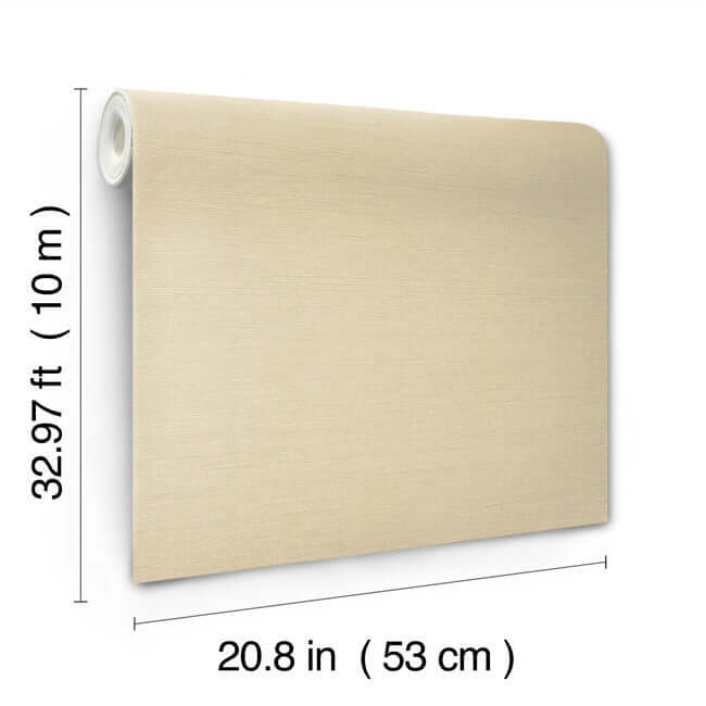 shimmering-linen-wallpaper-cream-york-wallcoverings-si24371 - York Wallcoverings Wallpaper