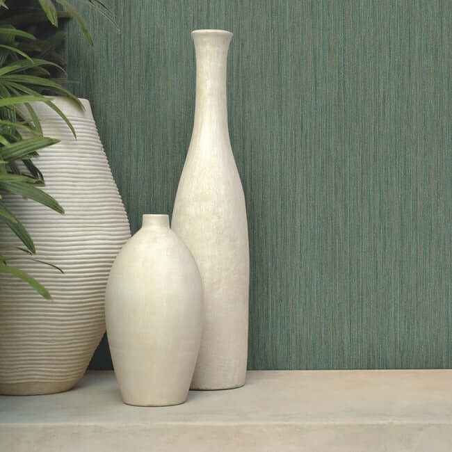 Soft Rain Teal Wallpaper - York Wallcoverings - SI24614 - York Wallcoverings Wallpaper