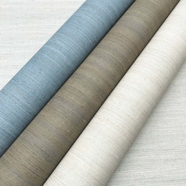 milano-silk-wallpaper-grey-york-wallcoverings-si6849 - York Wallcoverings Wallpaper
