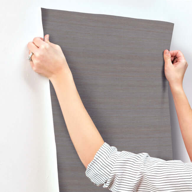 milano-silk-wallpaper-midnight-york-wallcoverings-si6840 - York Wallcoverings Wallpaper