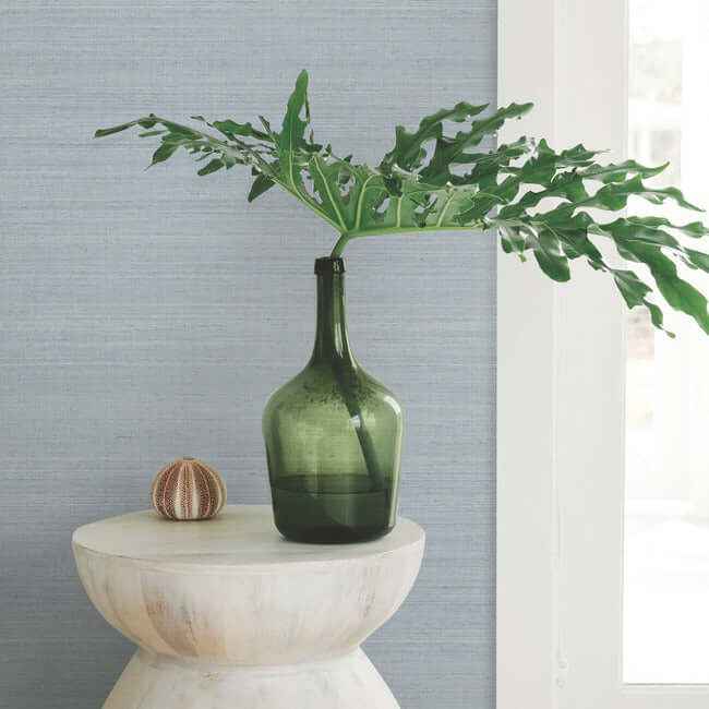 Milano Silk Ocean Wallpaper - York Wallcoverings - SI6850 - York Wallcoverings Wallpaper