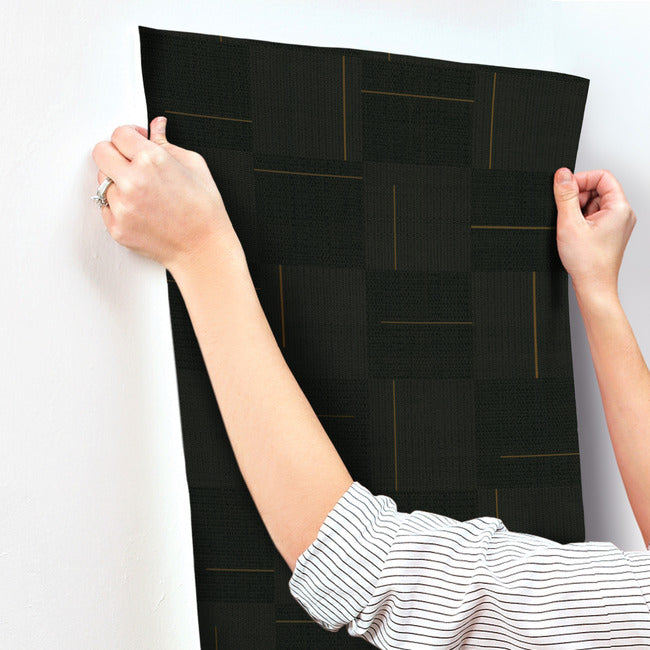geo-block-weave-wallpaper-black-york-wallcoverings-si24905