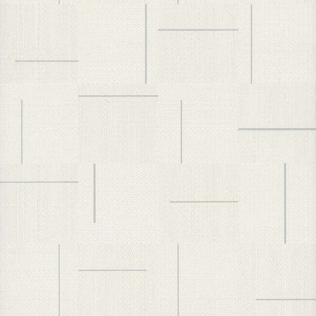 geo-block-weave-wallpaper-ivory-york-wallcoverings-si24906 - York Wallcoverings Wallpaper