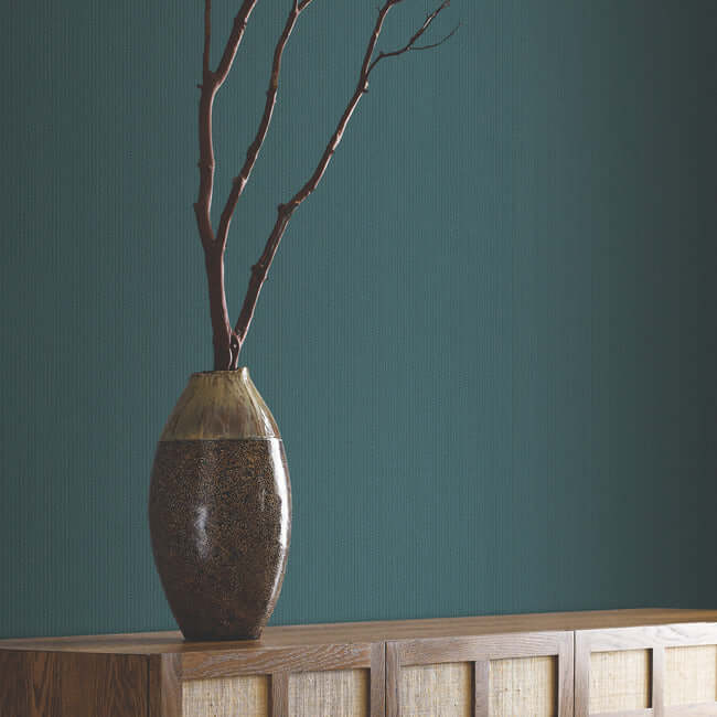 dutch-braid-wallpaper-teal-york-wallcoverings-si24934 - York Wallcoverings Wallpaper