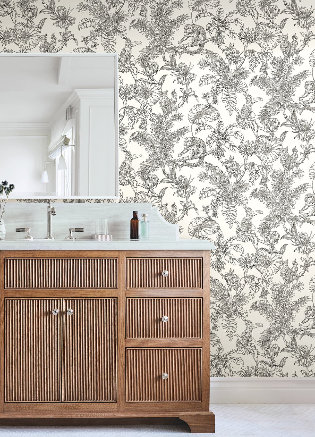 tropical-sketch-toile-wallpaper-black-york-wallcoverings-rt7841