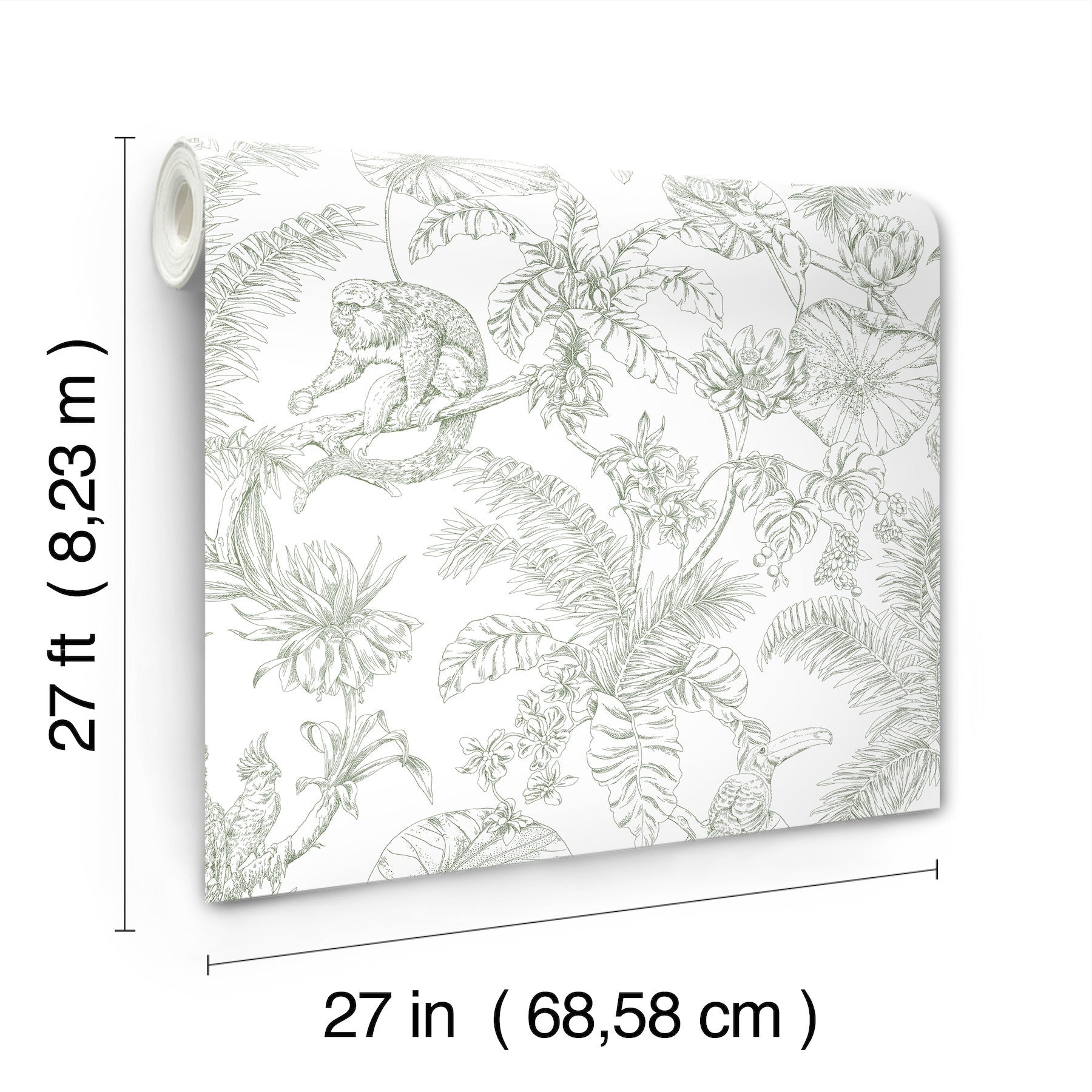 tropical-sketch-toile-wallpaper-forest-york-wallcoverings-rt7842