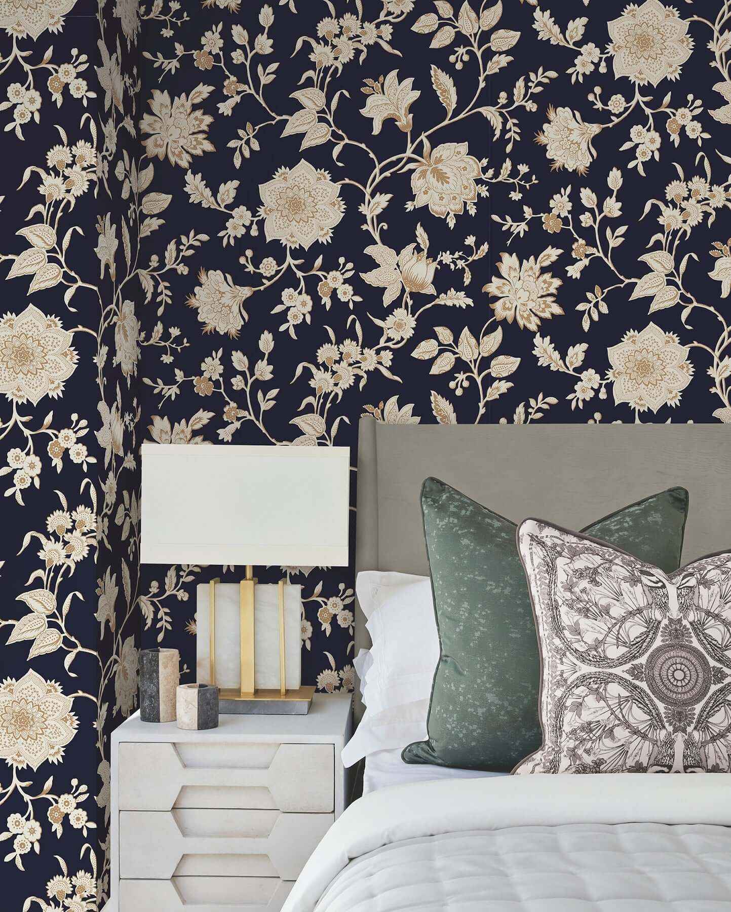 Sutton Black Wallpaper - York Wallcoverings - RT7824 - York Wallcoverings Wallpaper