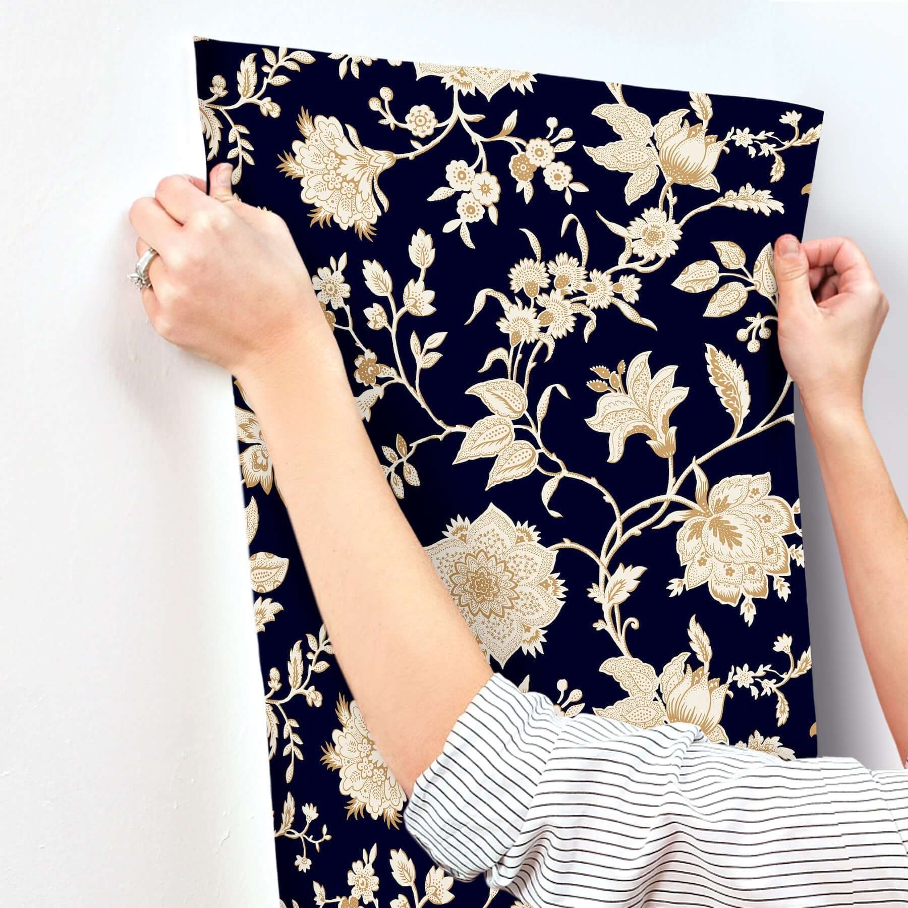 sutton-wallpaper-black-york-wallcoverings-rt7824 - York Wallcoverings Wallpaper