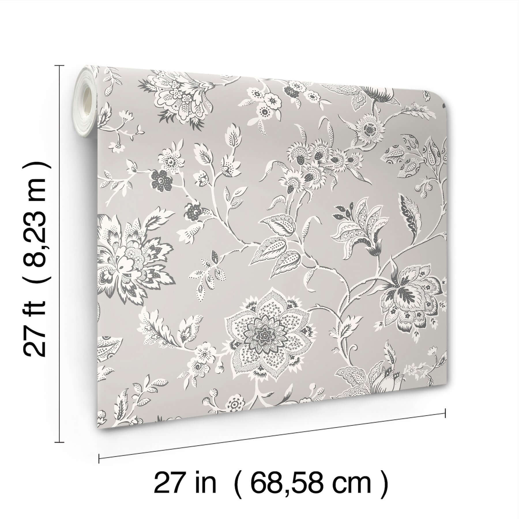 sutton-wallpaper-grey-york-wallcoverings-rt7823 - York Wallcoverings Wallpaper