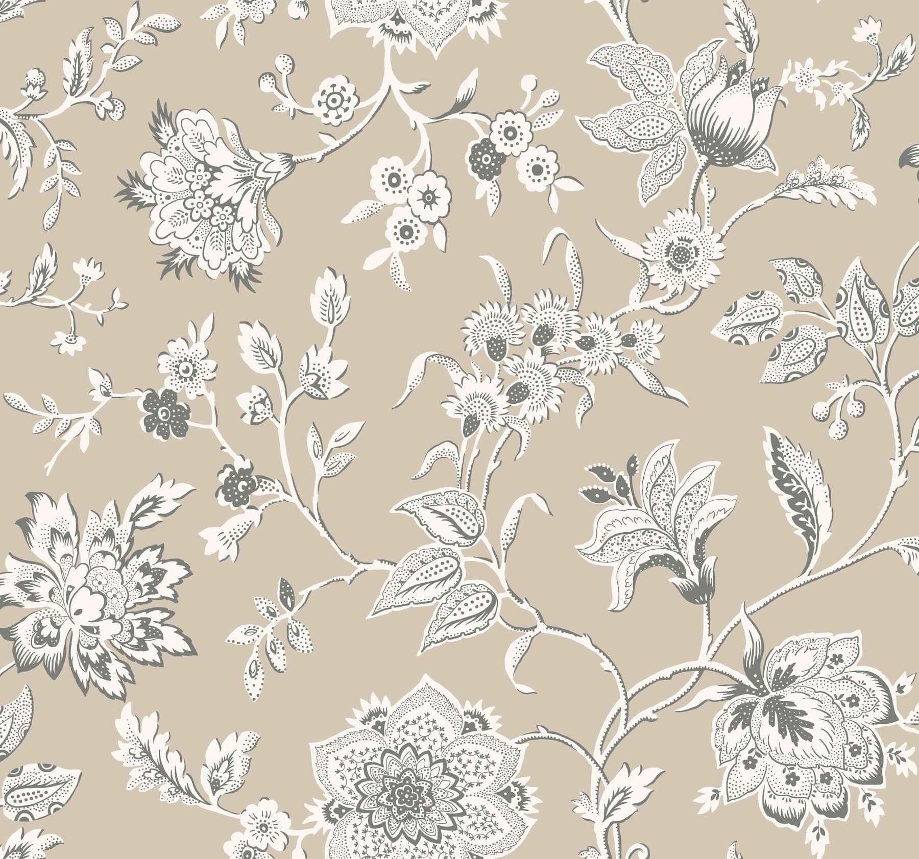 Sutton Taupe Wallpaper - York Wallcoverings - RT7822 - York Wallcoverings Wallpaper
