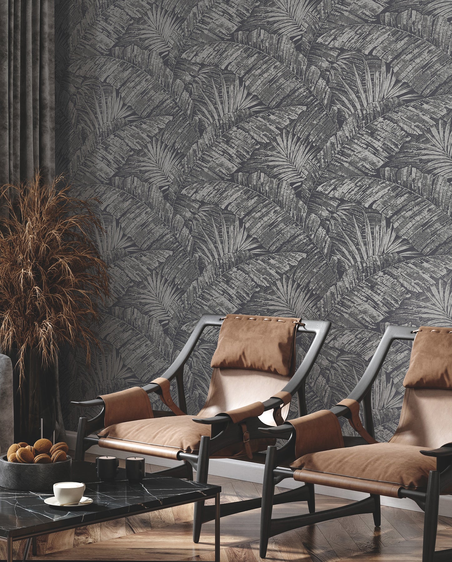 palm-cove-toile-wallpaper-silver-black-york-wallcoverings-rt7923