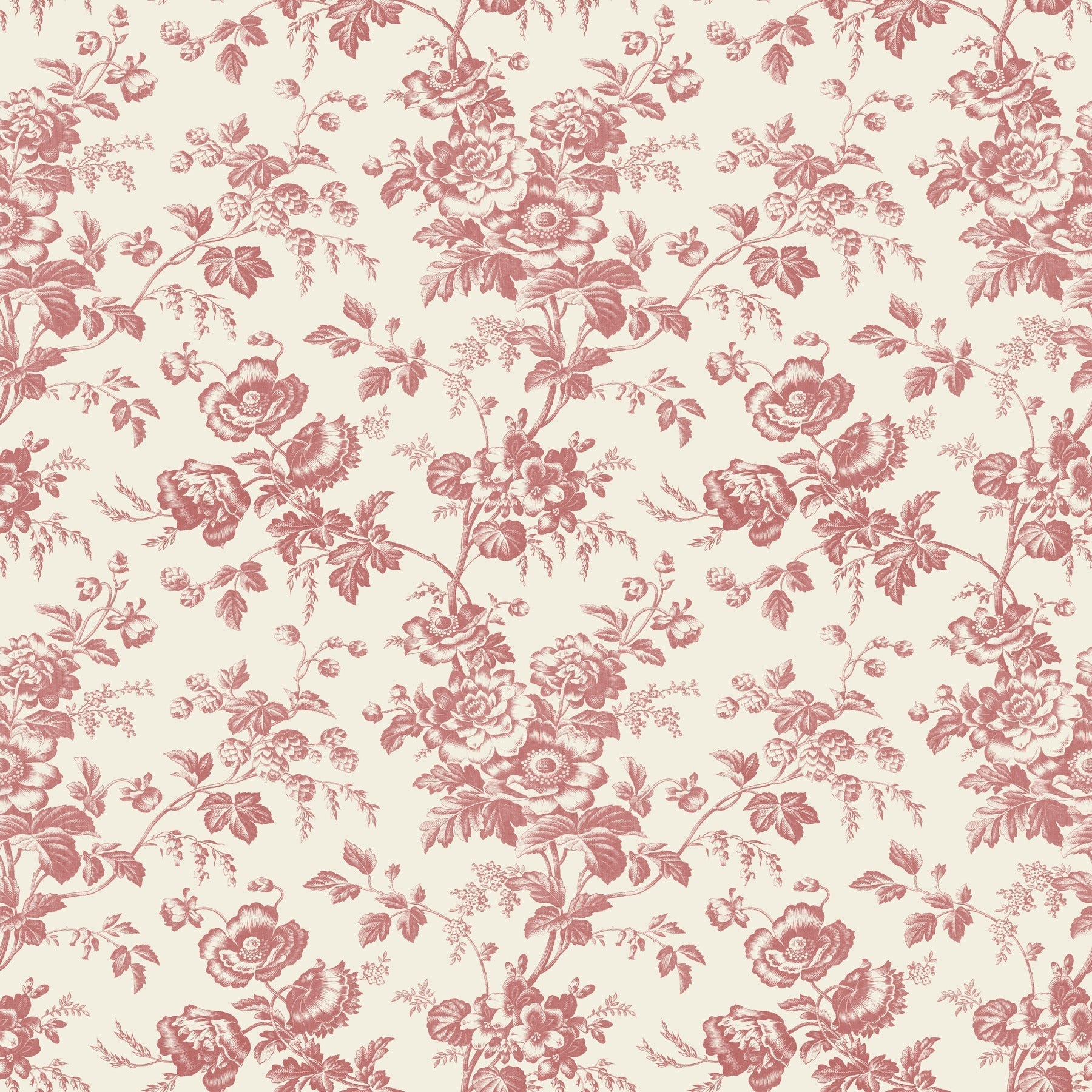 anemone-toile-wallpaper-french-red-york-wallcoverings-rt7871