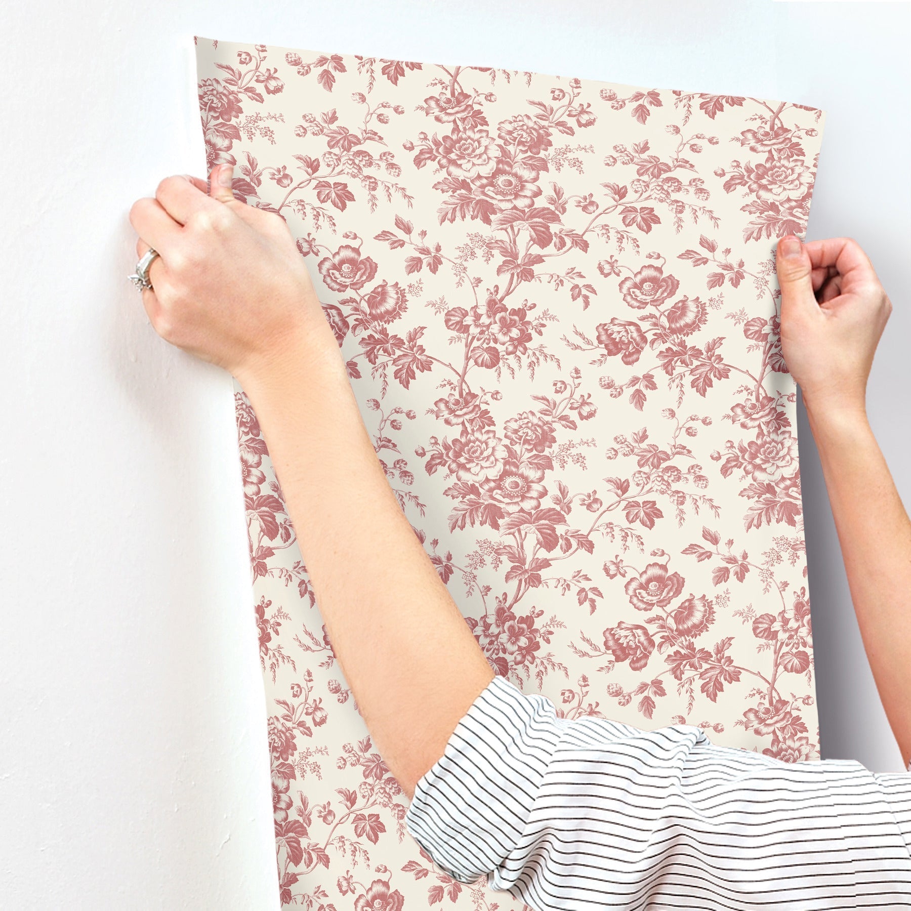 anemone-toile-wallpaper-french-red-york-wallcoverings-rt7871