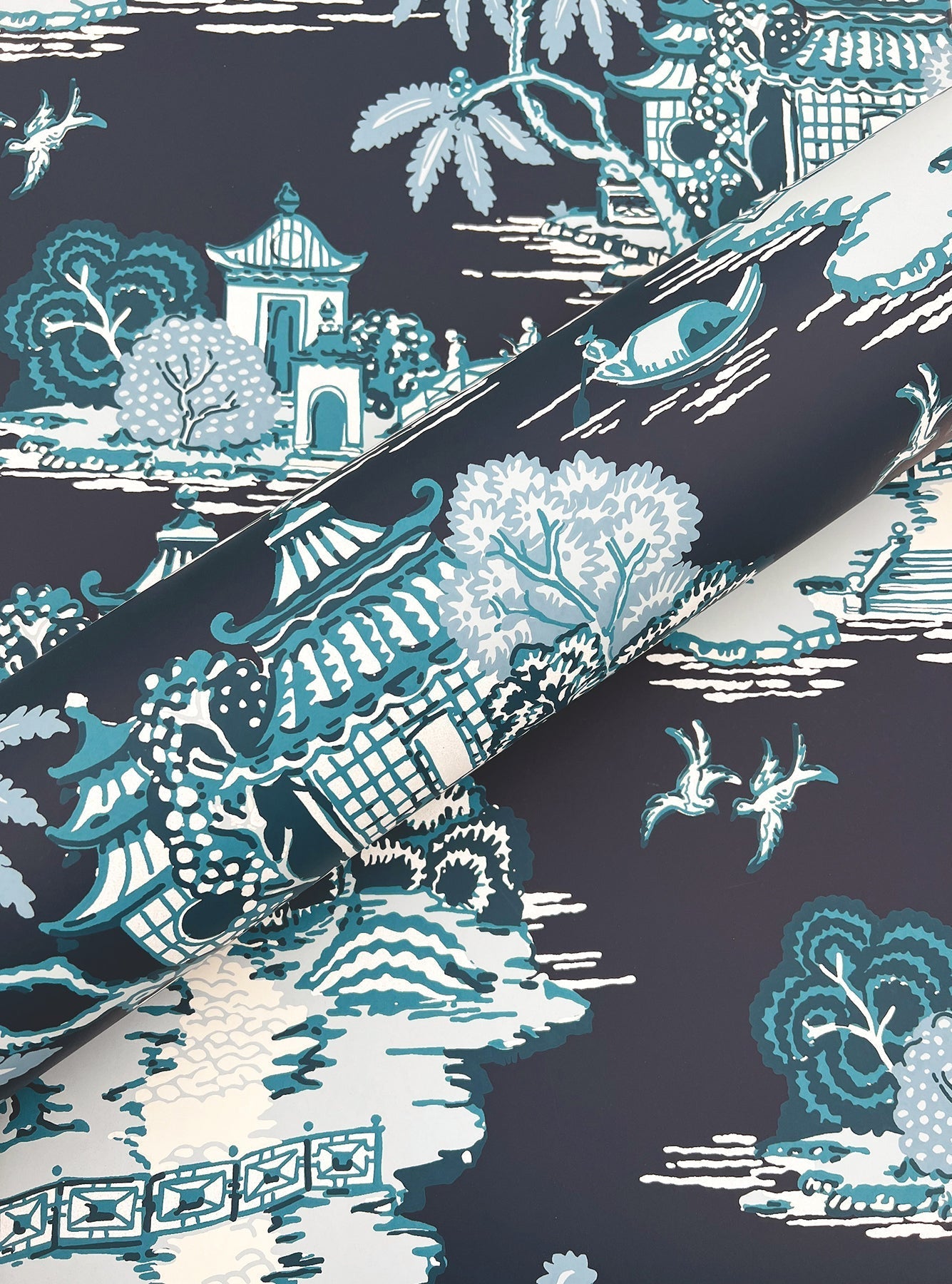 pagoda-and-sampan-scenic-wallpaper-navy-york-wallcoverings-rt7901