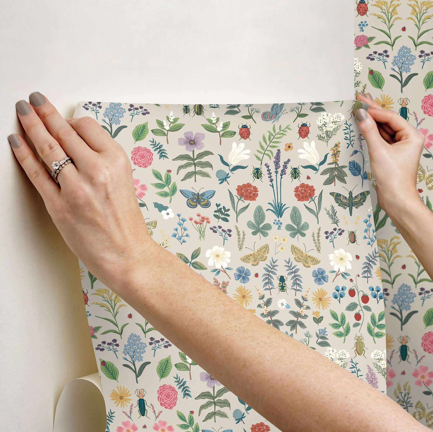 curio-peel-stick-wallpaper-linen-york-wallcoverings-psw1541rl - York Wallcoverings Wallpaper