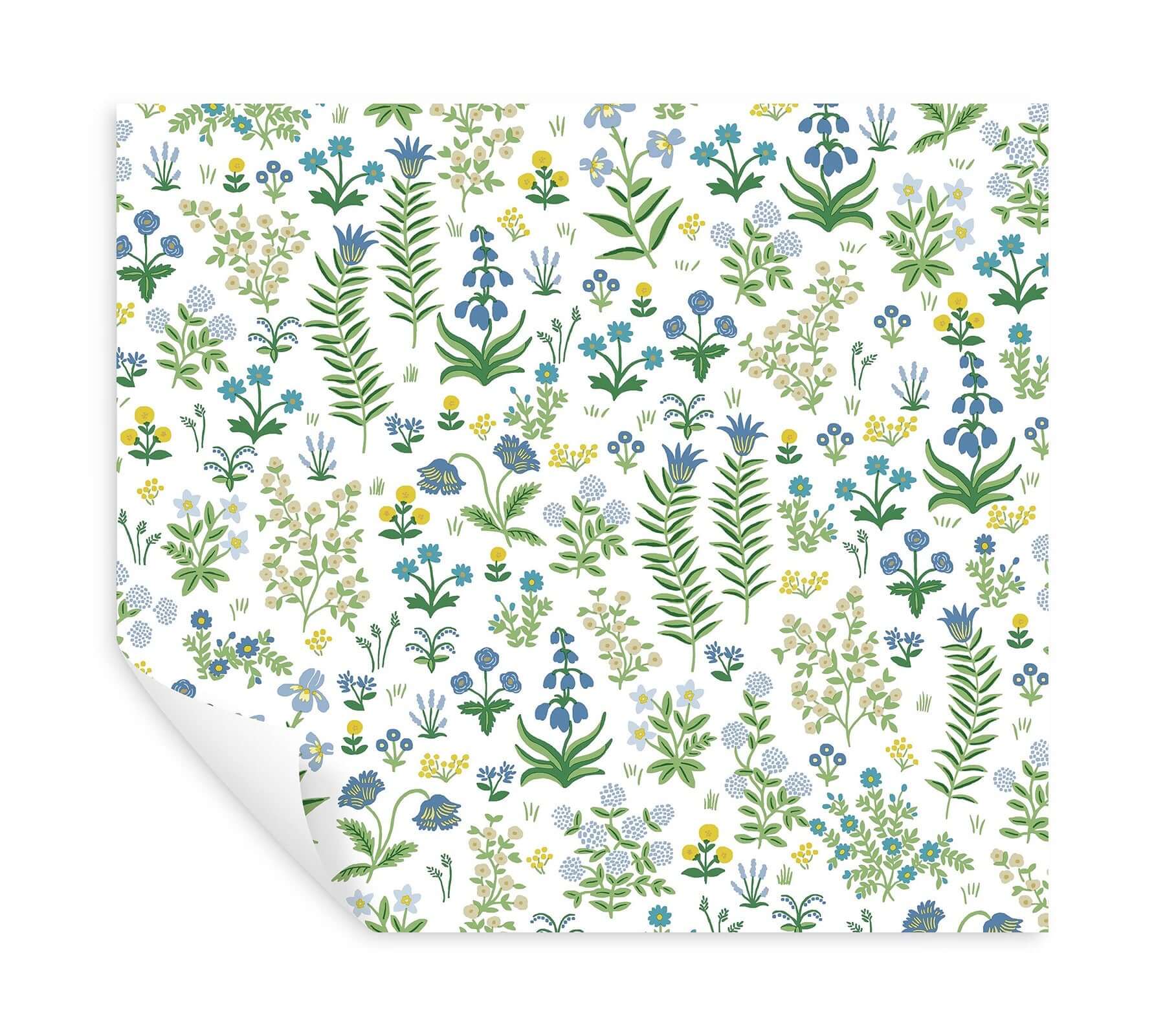 menagerie-garden-peel-stick-wallpaper-blue-multi-york-wallcoverings-psw1551rl - York Wallcoverings Wallpaper