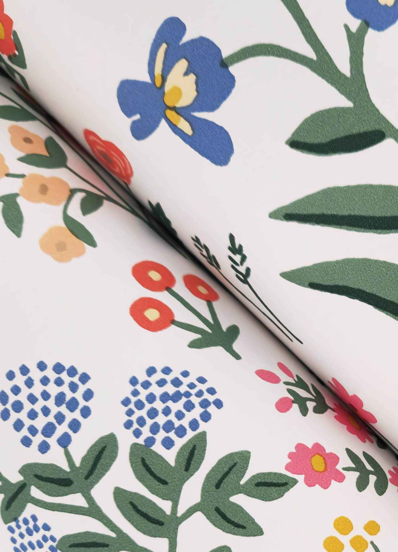 Menagerie Garden Rose Multicolor Peel & Stick Wallpaper - York Wallcoverings - PSW1552RL - York Wallcoverings Wallpaper