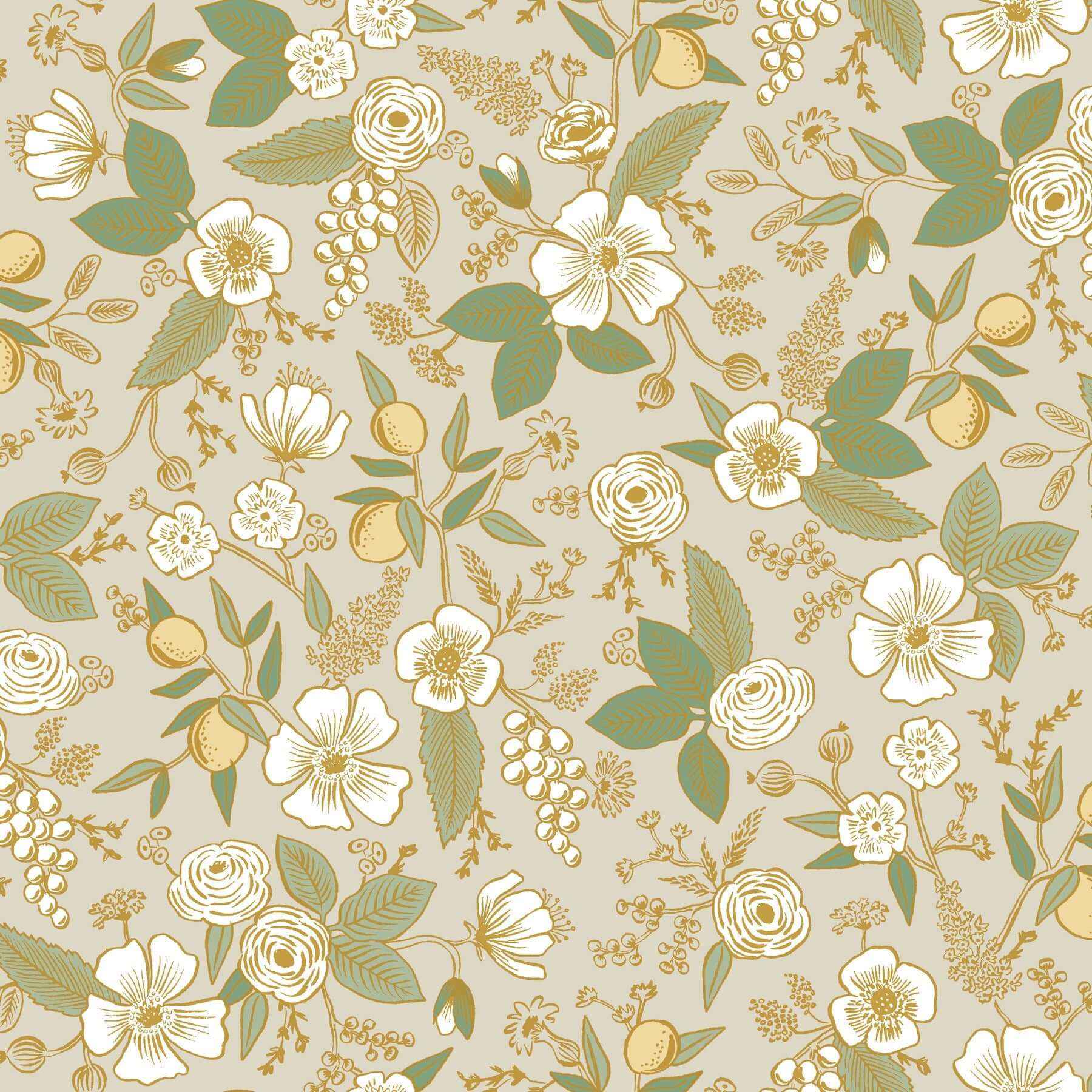 Colette Linen Peel & Stick Wallpaper - York Wallcoverings - PSW1532RL - York Wallcoverings Wallpaper