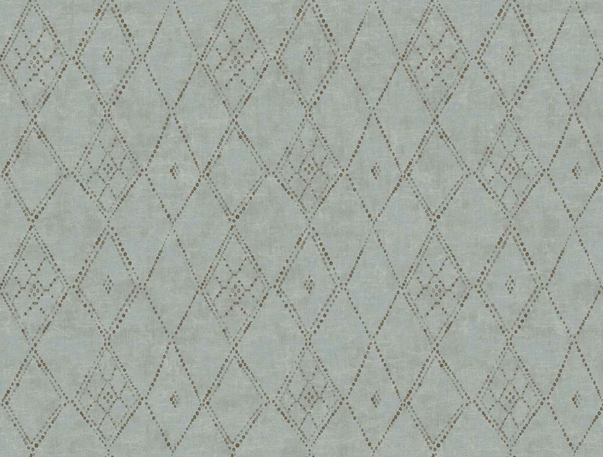 Souk Diamonds Sage Wallpaper - York Wallcoverings - LM5313