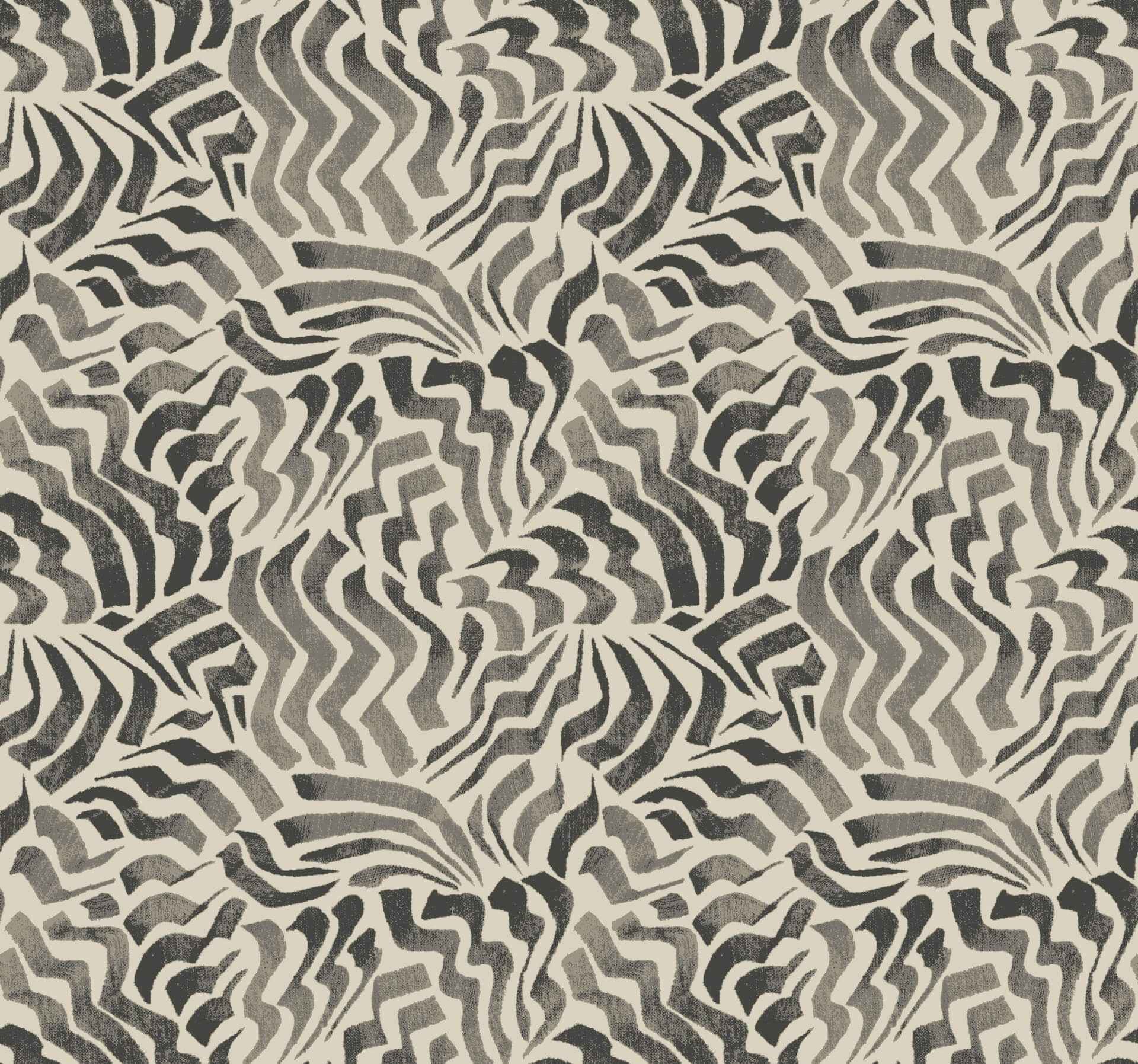 Zora Wave Charcoal Wallpaper - York Wallcoverings - LM5324 - York Wallcoverings Wallpaper