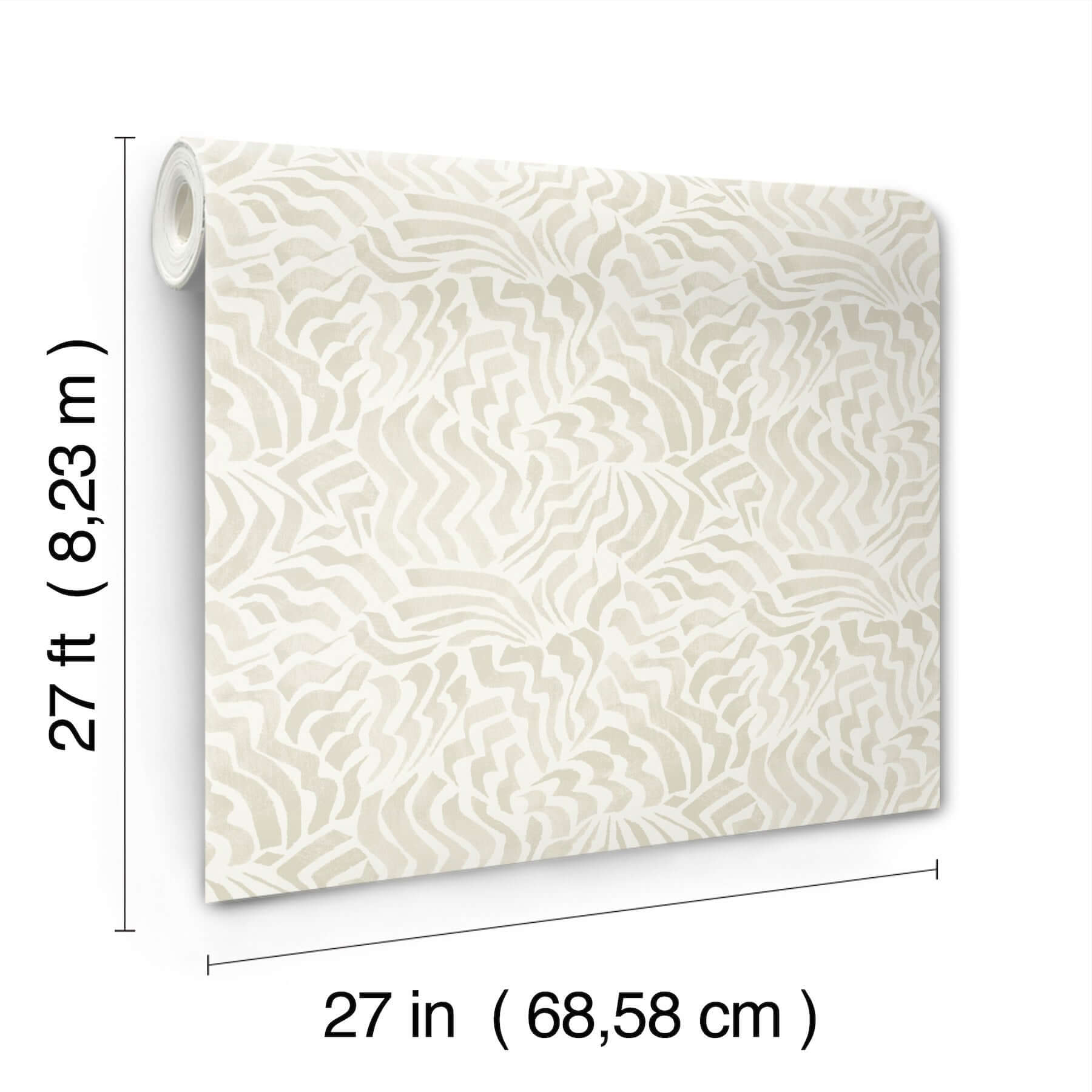 zora-wave-light-grey-wallpaper-york-wallcoverings-lm5321 - York Wallcoverings Wallpaper